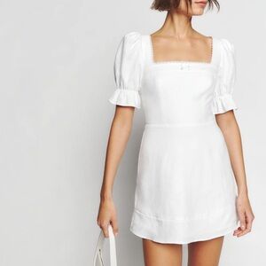 Reformation NWT Evianna Linen Dress size 0